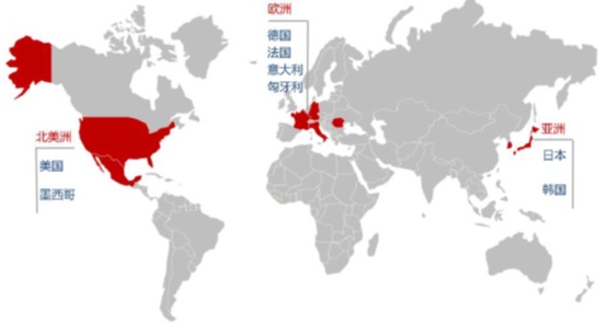 东丽全球碳纤维业务布局